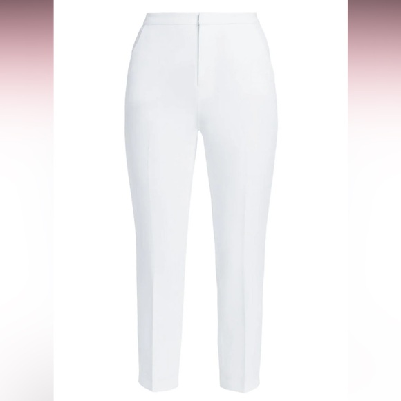 L'AGENCE Sawyer trouser pant in ivory 6 - Picture 3 of 12